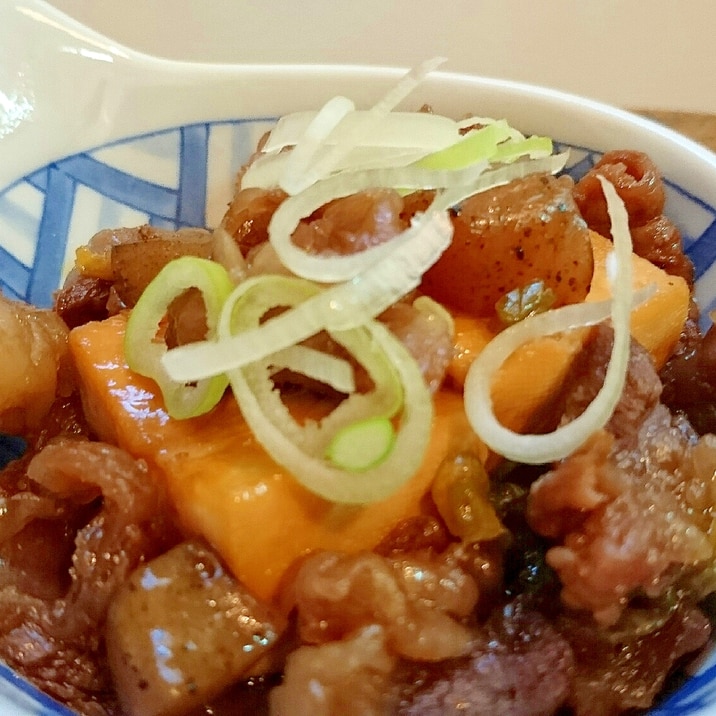 ぼっかけの豆腐煮込み